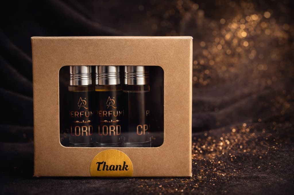 AR Perfume gift set in premium packaging